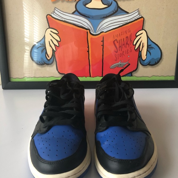 Nike Air Jordan 1 Size 9 Low Royal Pre-Owned - Picture 3 of 7